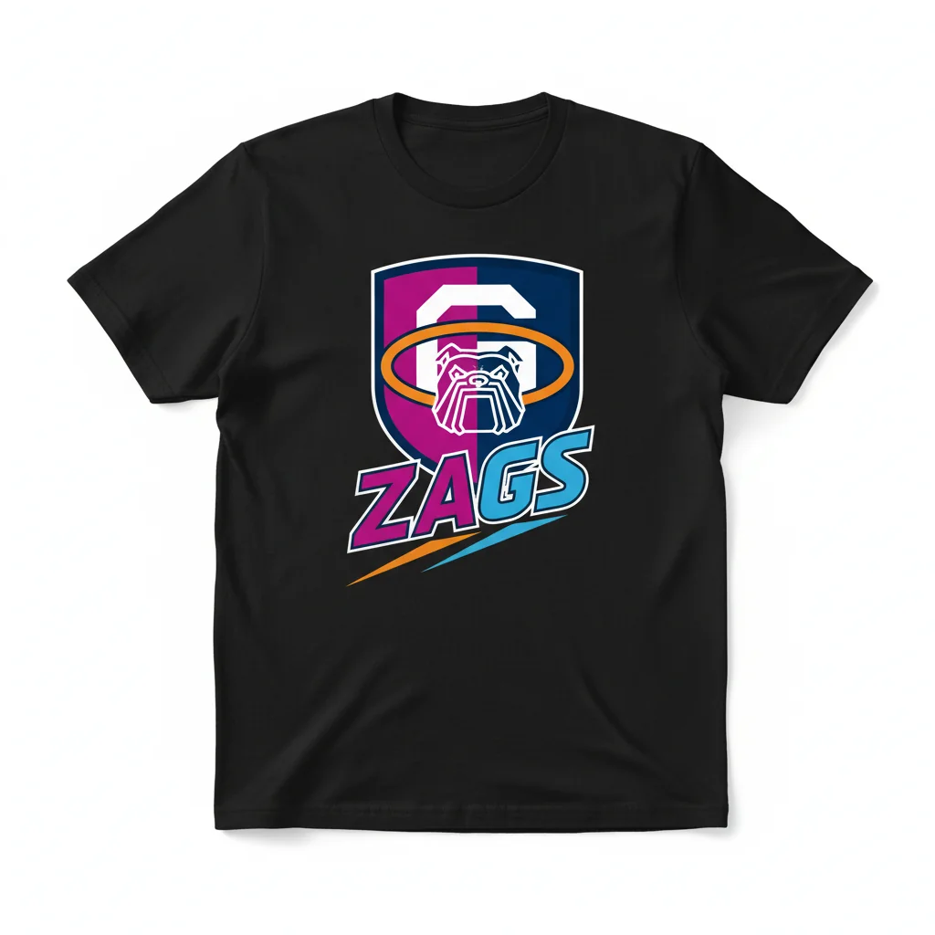 Durable Gonzaga Basketball T-Shirt | Fade-Resistant & Pre-Shrunk