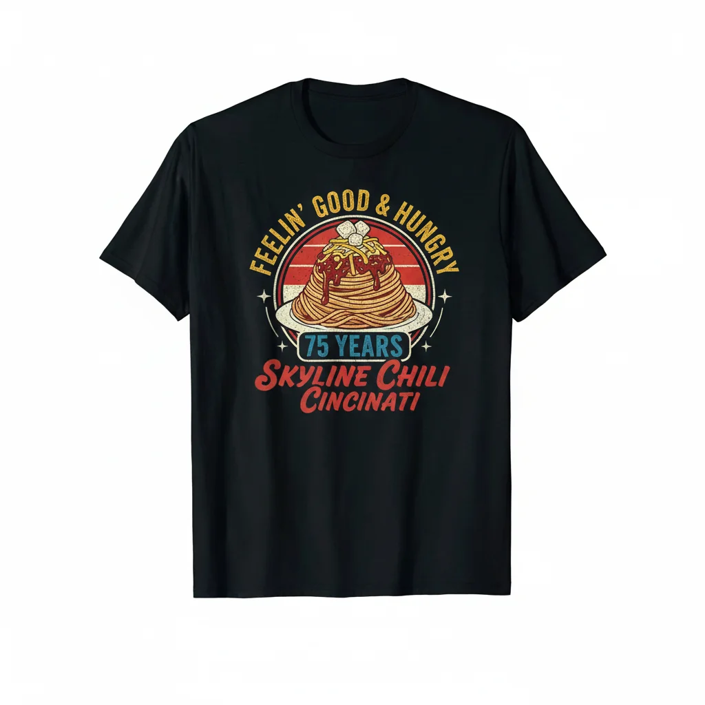 Skyline Chili 75th Anniversary "Good and Hungry" Cincinnati T-Shirt