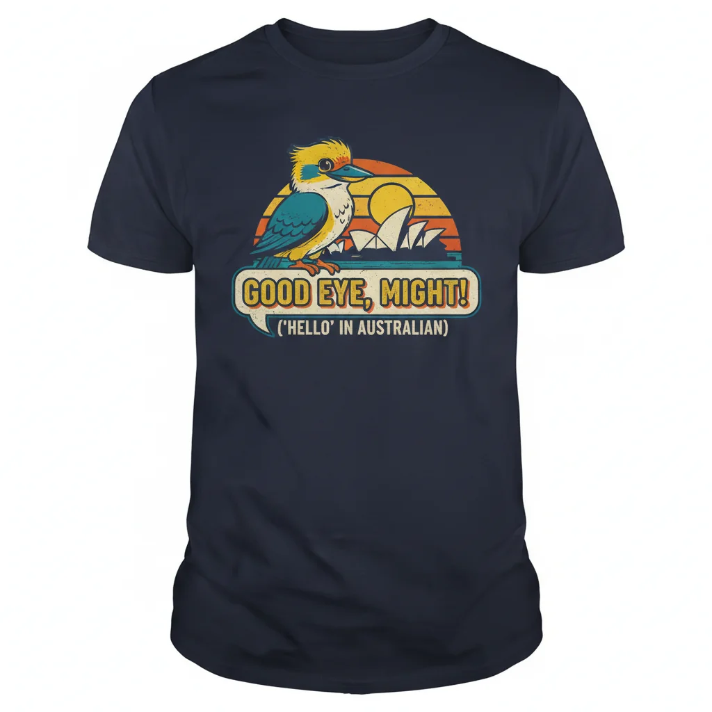 Embrace the Aussie Spirit: "Good Eye, Might!" Essential T-Shirt