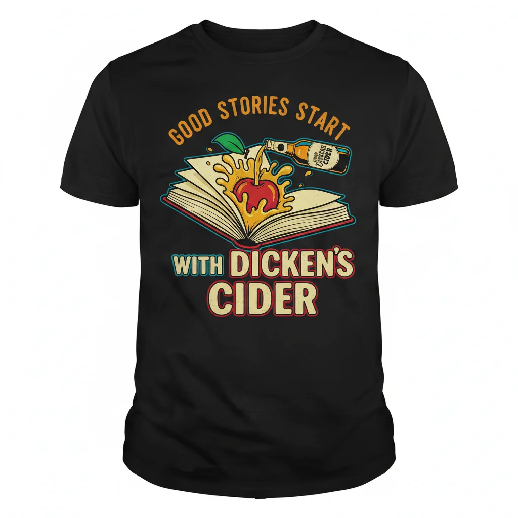 Dickens Cider Good Stories Start Essential T-Shirt – Unisex Comfort Fit