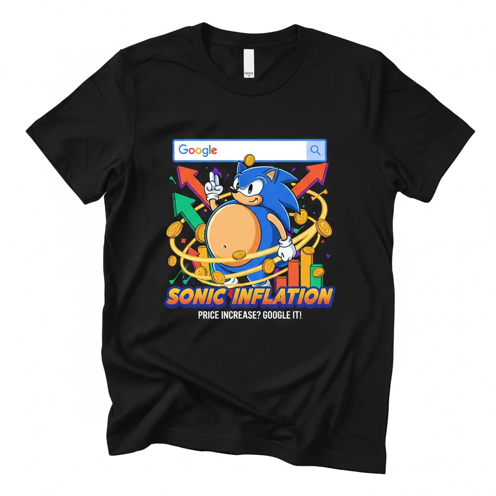 Google Sonic Inflation Graphic Tee - Essential Comfort