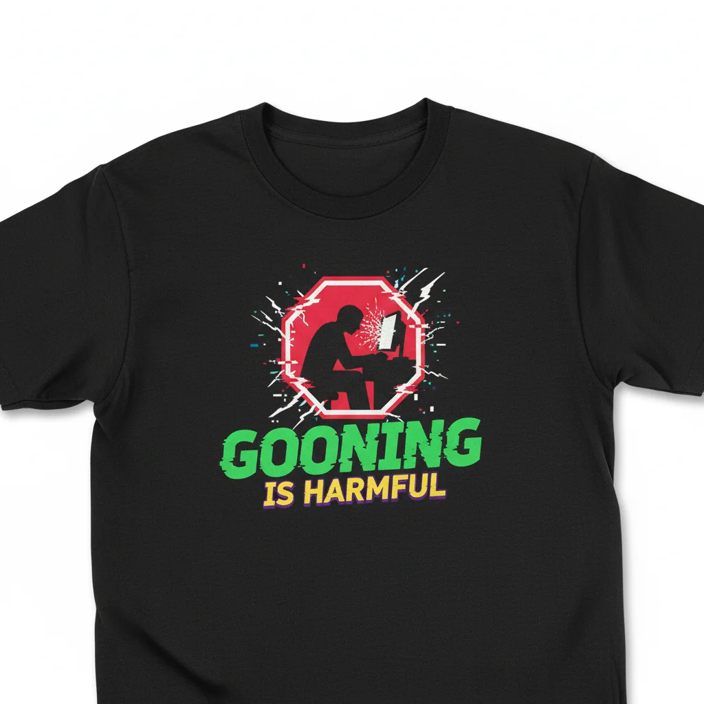 The 'Gooning Is Harmaful' Tee: Wear Your Wisdom