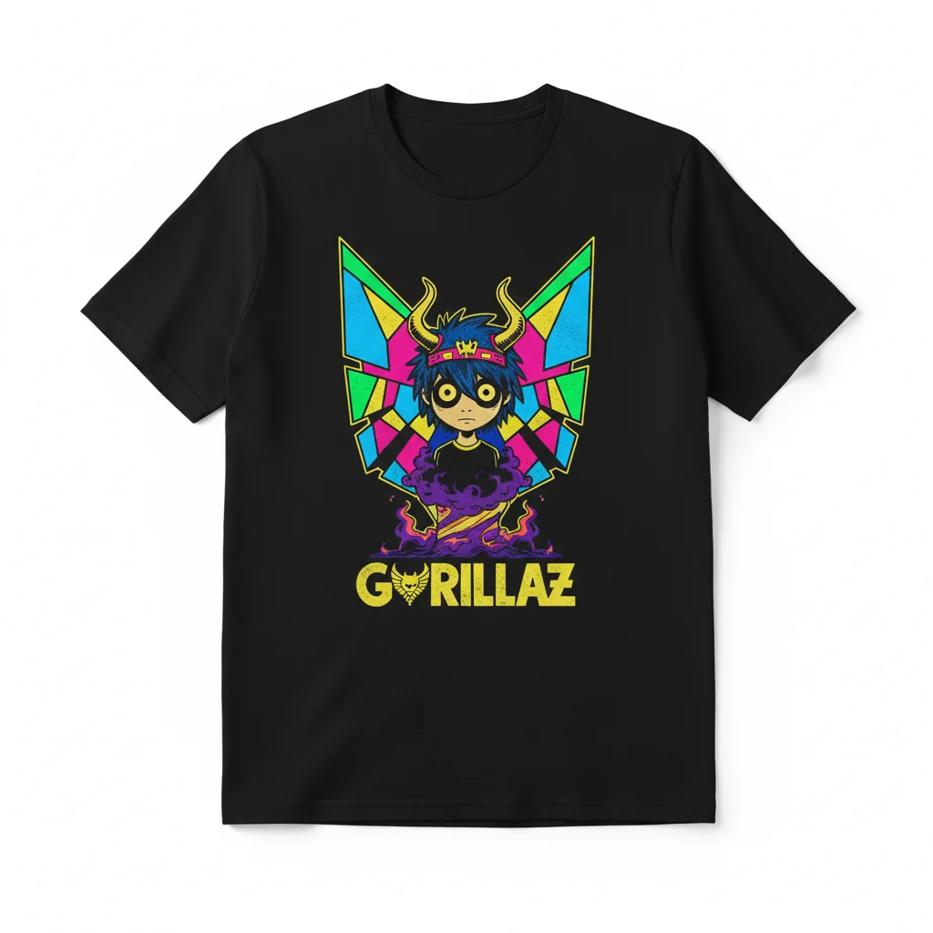 Gorillaz Pazuzu Premium Tee: Unmatched Comfort & Lasting Style