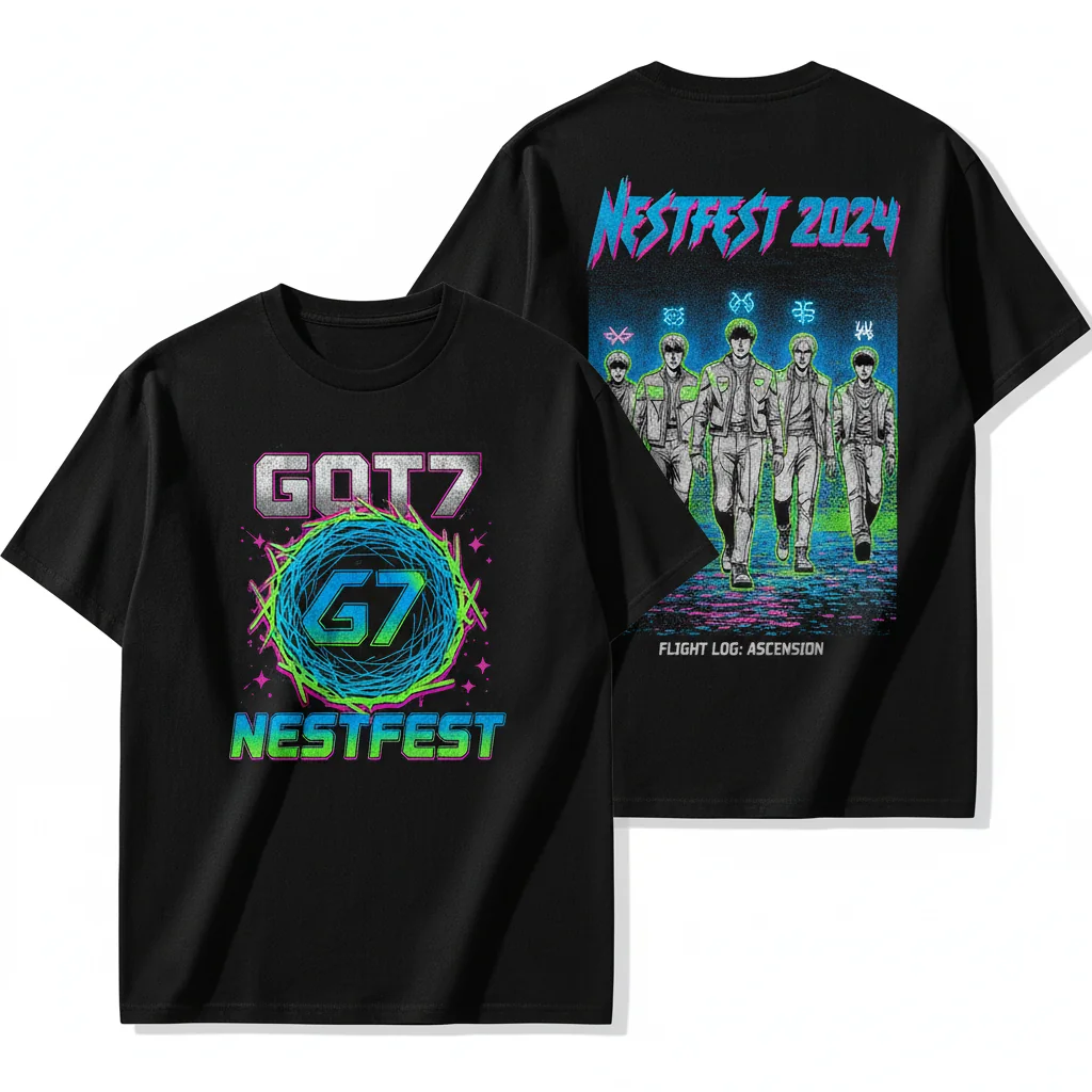 Got7 Kpop Nestfest Concert Premium T-Shirt - Official Fan Apparel