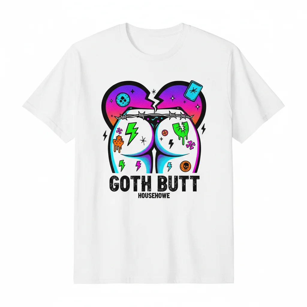 Goth Butt Essential T-Shirt – Dark & Comfy Unisex Tee