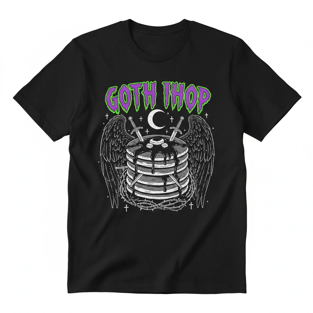 Goth IHOP Essential T-Shirt – Unique Dark Aesthetic Tee
