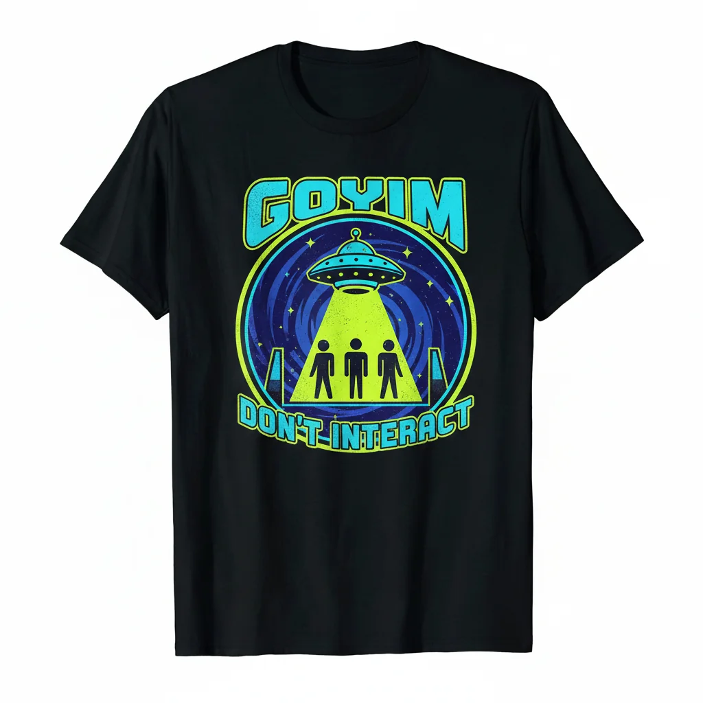 Exclusive 'Goyim Don't Interact' Graphic Tee – Premium Comfort & Style