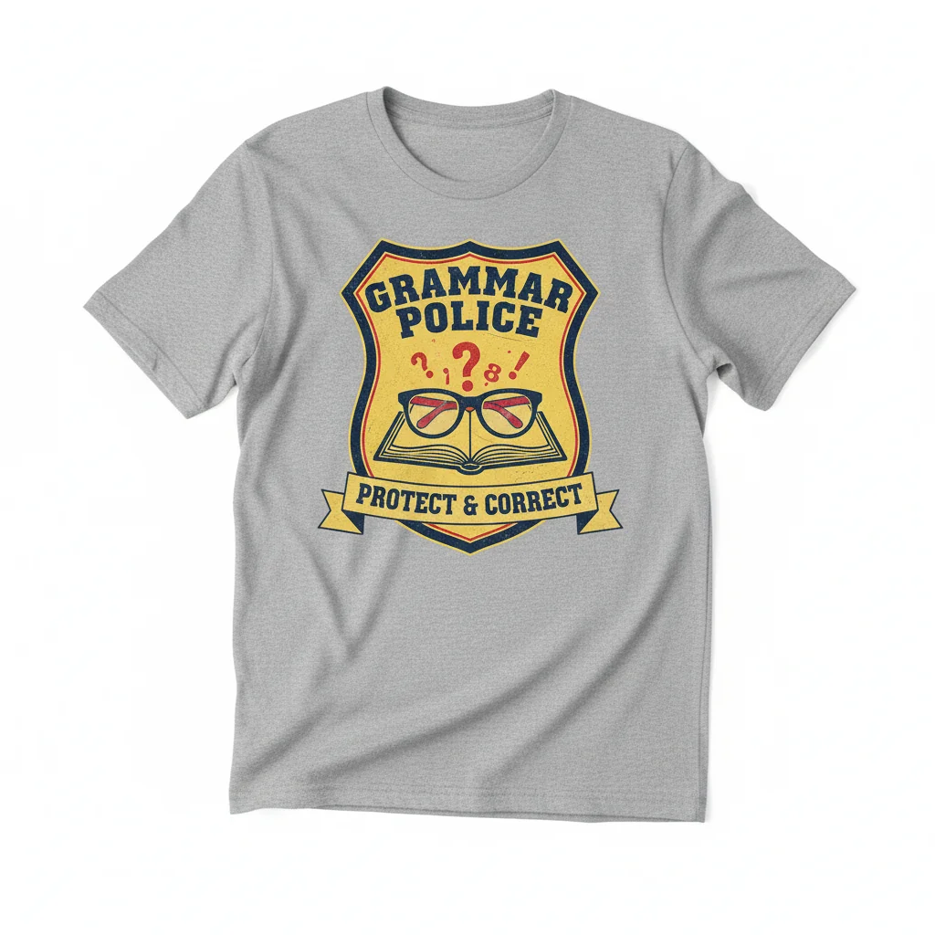Grammar Police: The Essential Street Tee