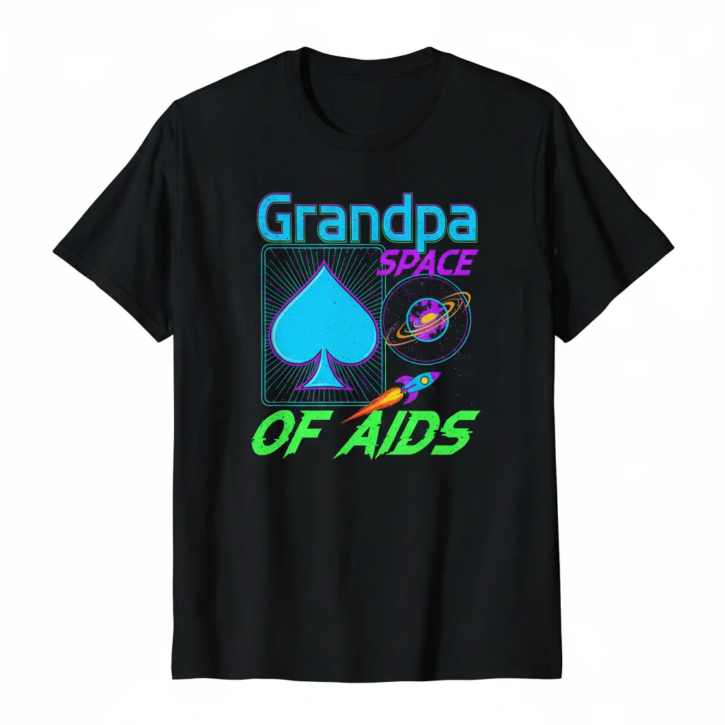 Camiseta Abuelo As De Espadas Espacio De Ayuda - Diseño Exclusivo para Hombre y Mujer