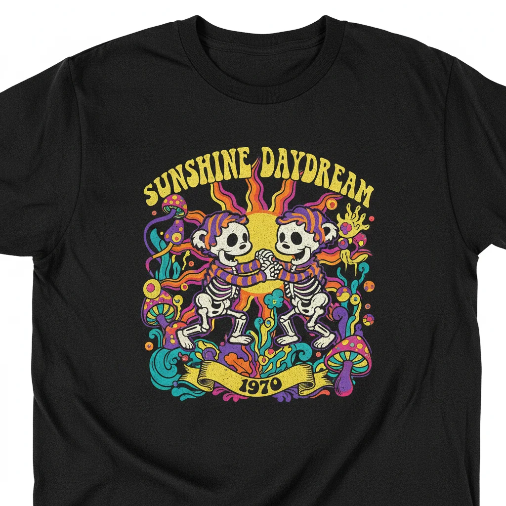 Sunshine Daydream: Grateful Dead x Calvin & Hobbes Art Tee