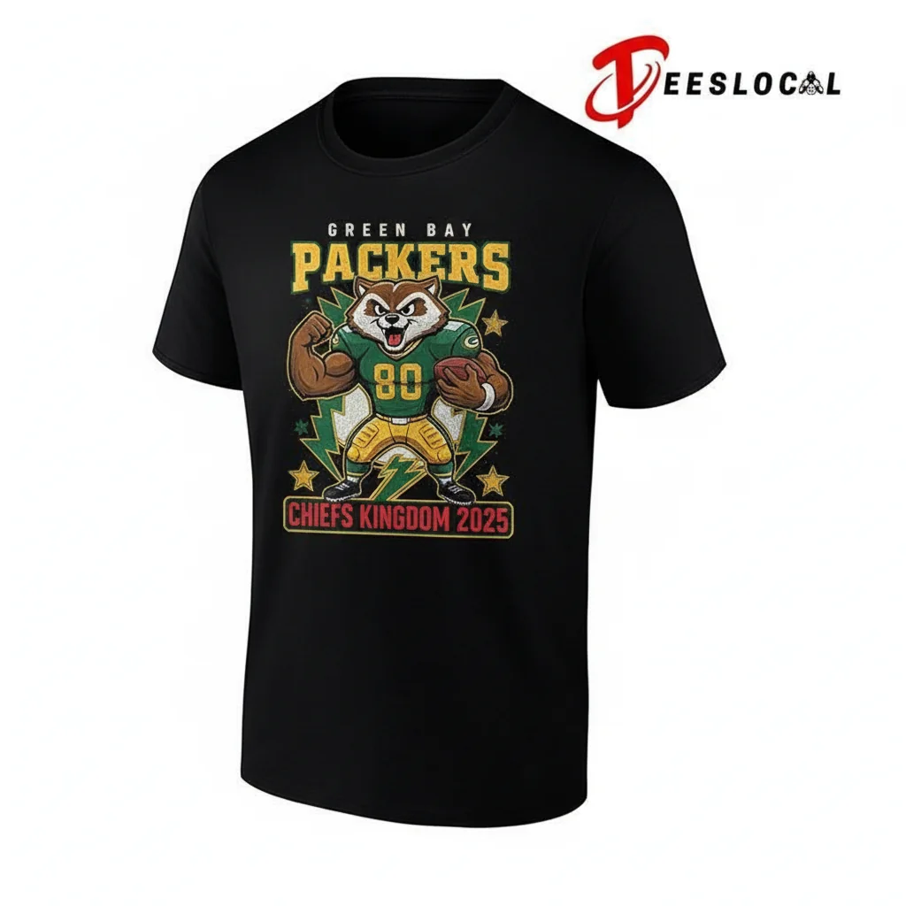 2025 Chiefs Kingdom Mascot Tee – Green Bay Drop