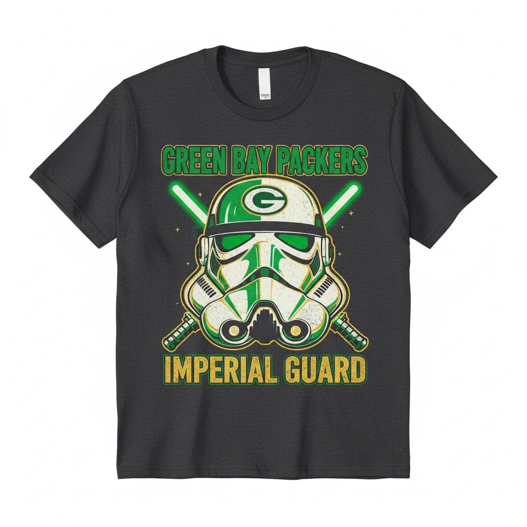 Packers Stormtrooper Fusion: A Star Wars Art Tee