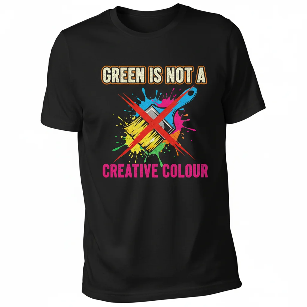 Embrace Your Uniqueness: "green is not a creative colour" Essential T-Shirt