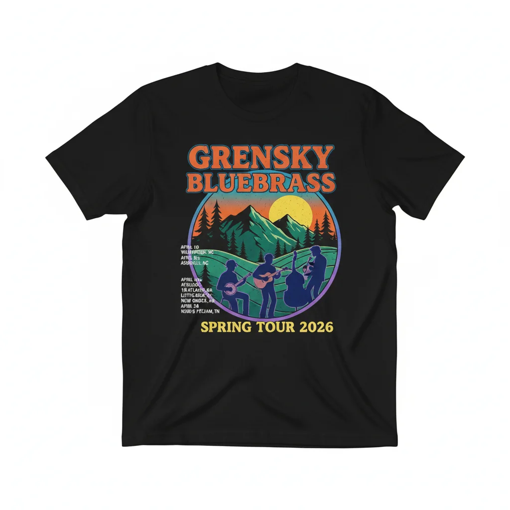 Greensky Bluegrass Spring Tour 2026 Poster Shirt – Lasting Comfort & Vibrant Design
