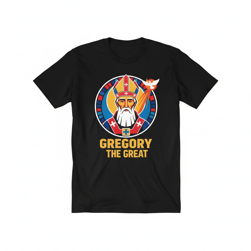 Sanctus Gregorius Magnus T-Shirt - Premium Cotton & Retail Fit