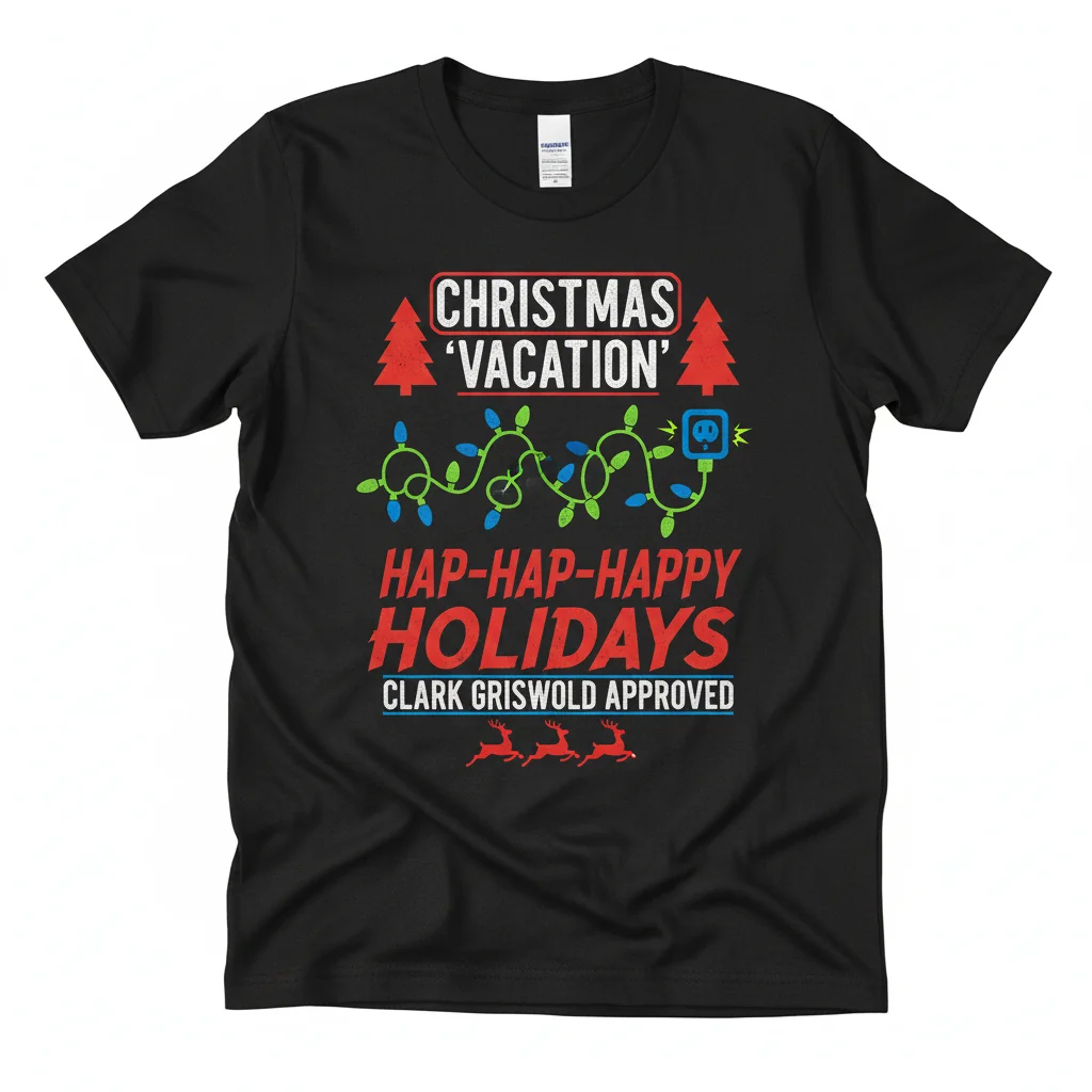 Griswold National Lampoon's Christmas Vacation Rant T-Shirt – Premium Cotton Tee