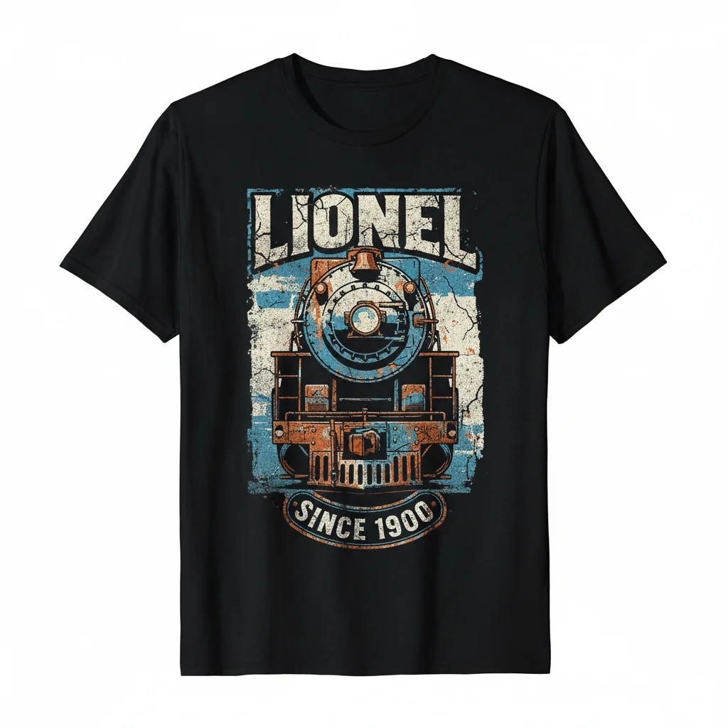 Vintage Grunge Lionel Trains 1900 Logo T-Shirt - Men's & Women's Classic Fit