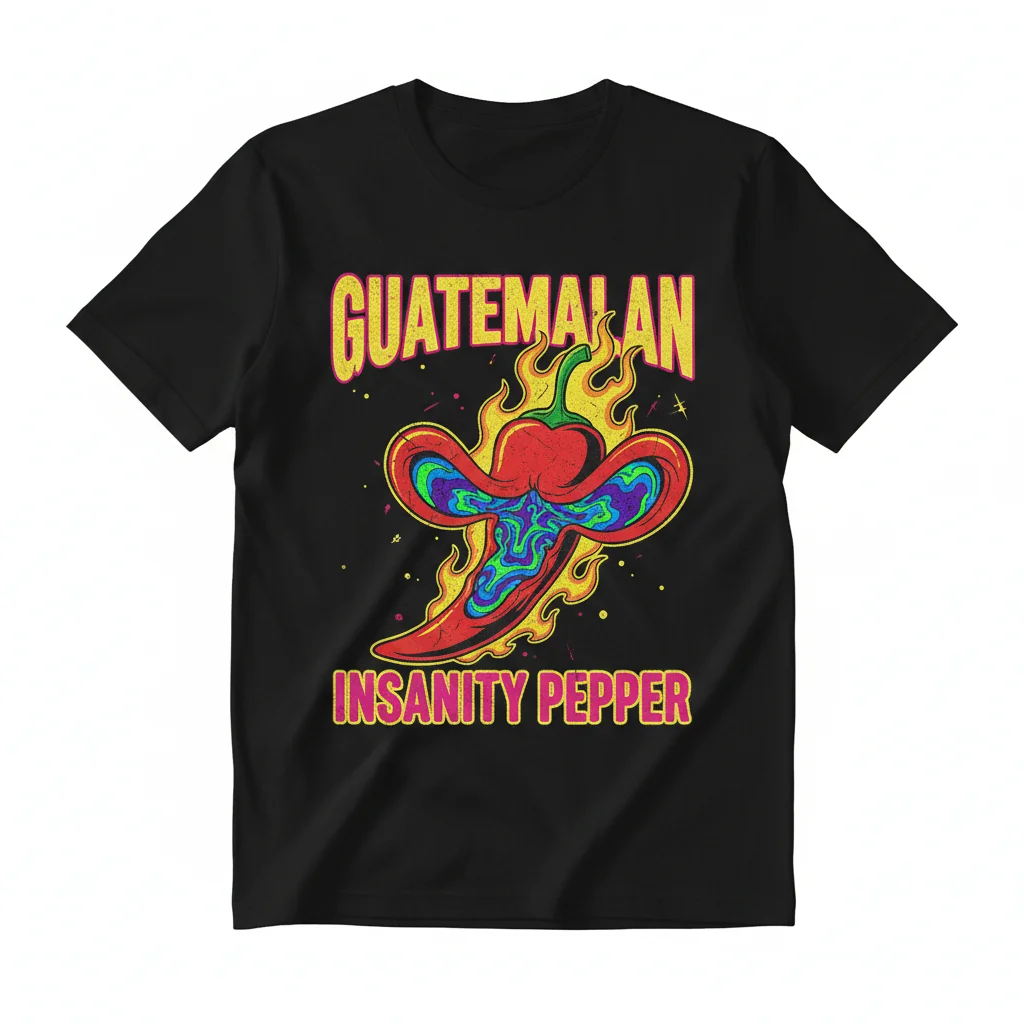 Guatemalan Insanity Pepper Tee - Simpsons Cult Series - Street Art Vibe 1 Guatemalan Insanity Pepper Tee - Simpsons Cult Series - Street Art Vibe