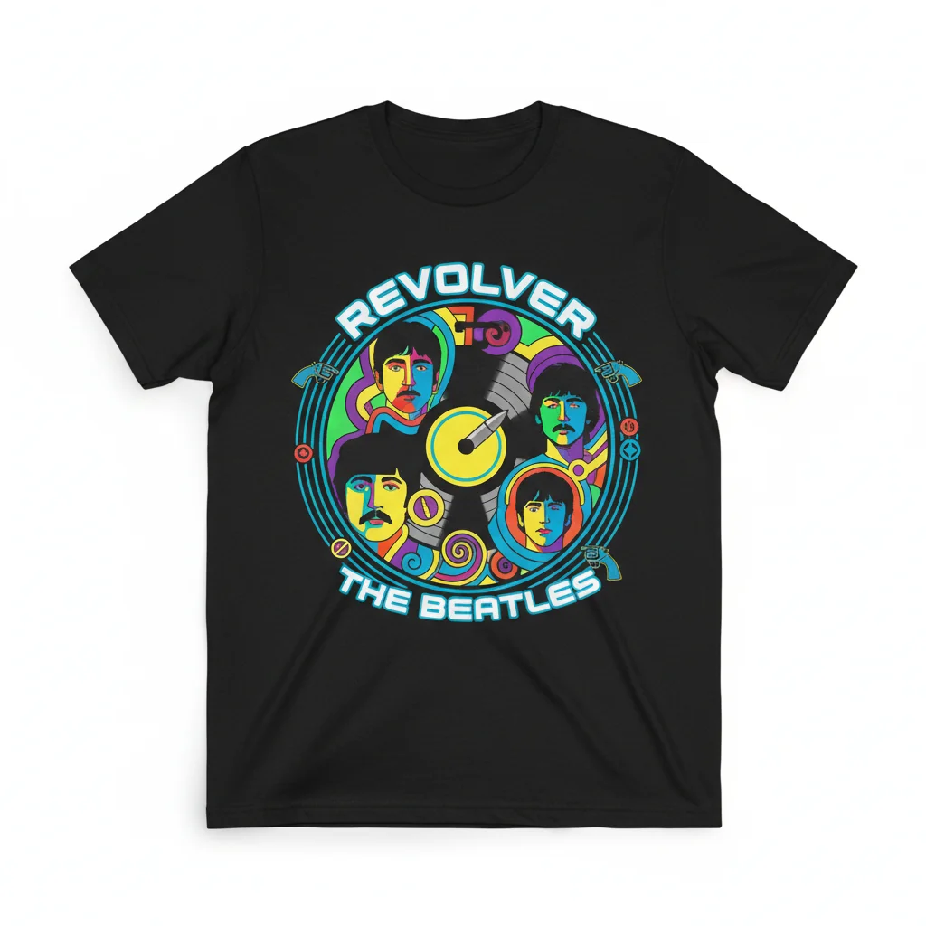 Desvenda o Álbum - Camiseta Essencial "Revolver" The Beatles – Durabilidade Imbatível e Conforto Superior