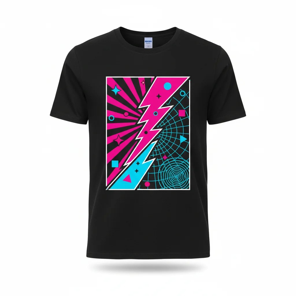 The Duality Dreamer Tee: A Half Pink, Half Blue Masterpiece
