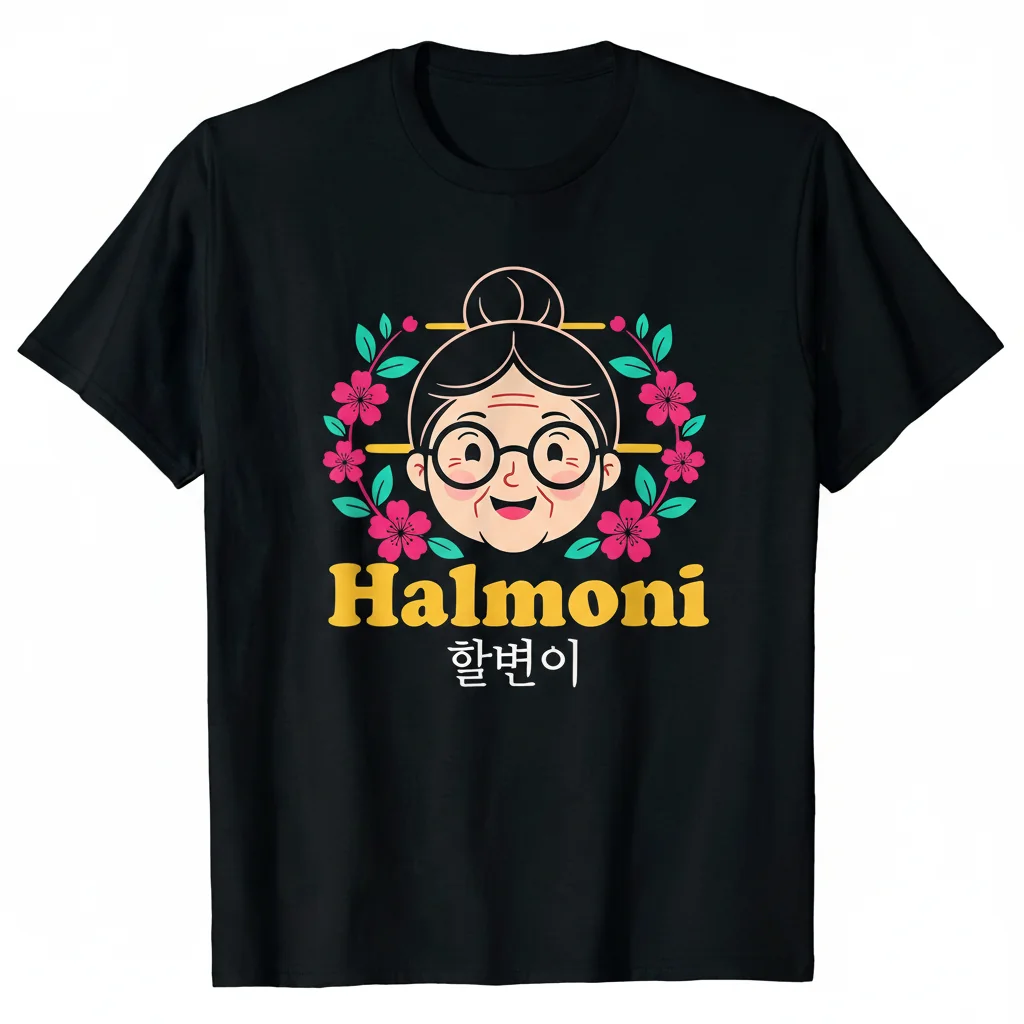 Halmoni Korean Grandmother Essential T-Shirt - Comfortable Unisex Tee