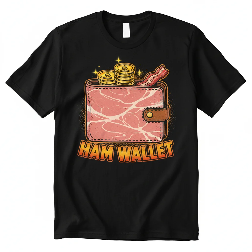 Ham Wallet: A Statement Tee for the Artful Soul