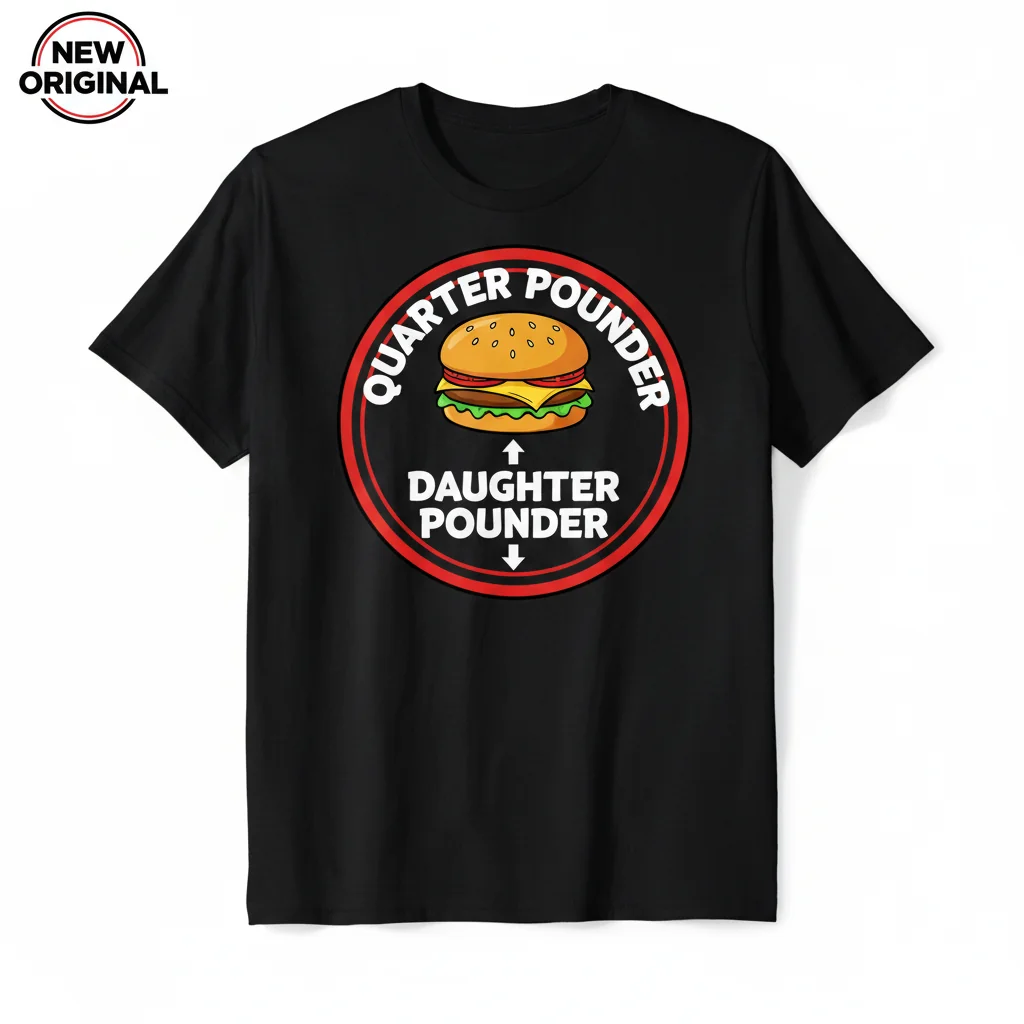 Daughter Pounder Funny Hamburger Graphic Tee
