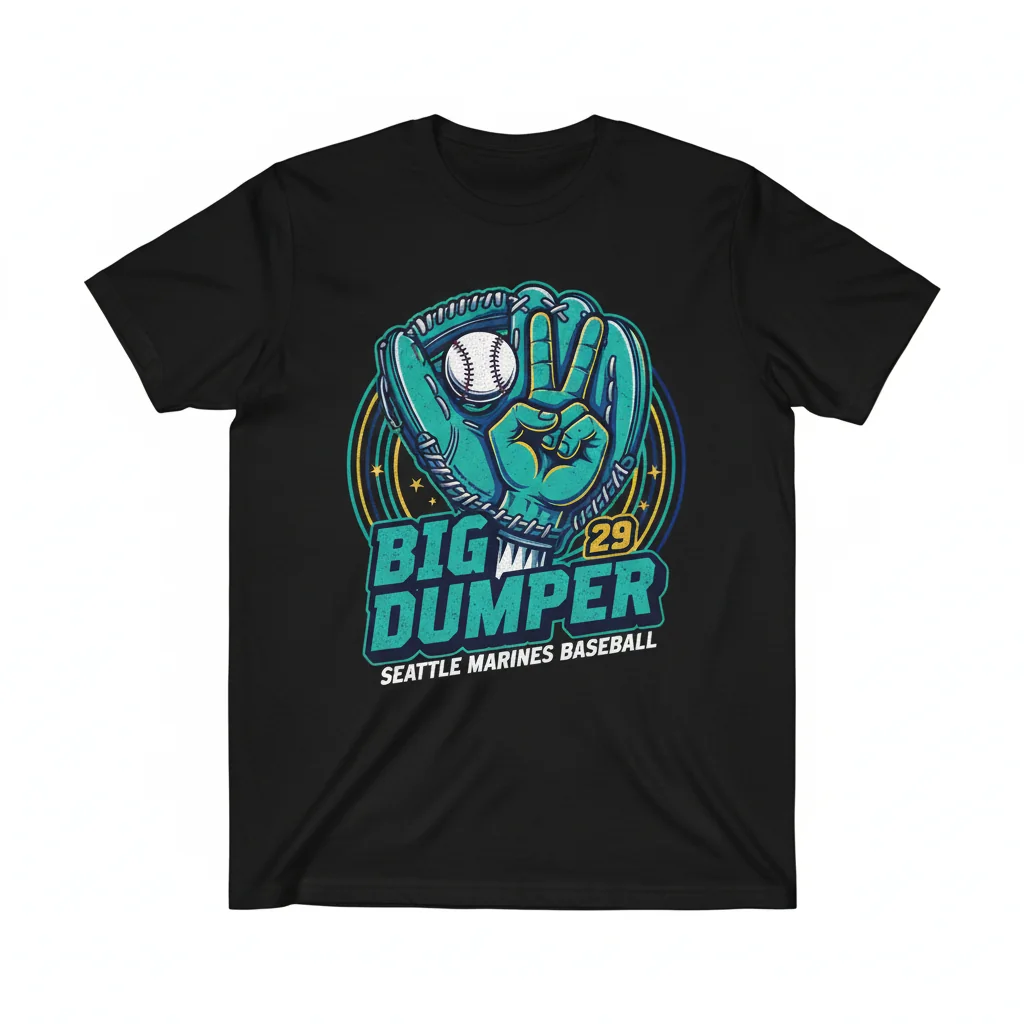 Cal Raleigh 'Big Dumper 29' Seattle Mariners 2025 Lifestyle Tee
