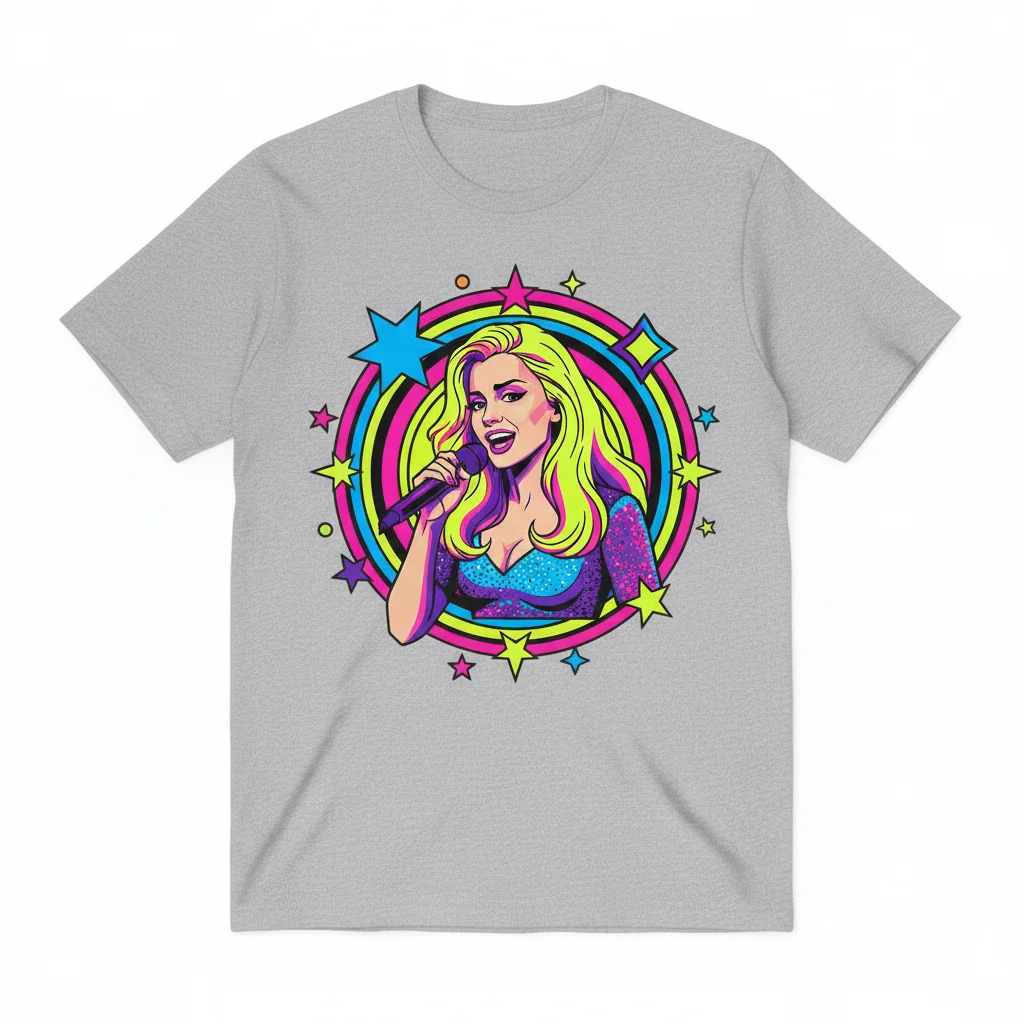 Hannah Montana Singing Active T-Shirt – Fade-Resistant & Ultra-Comfortable