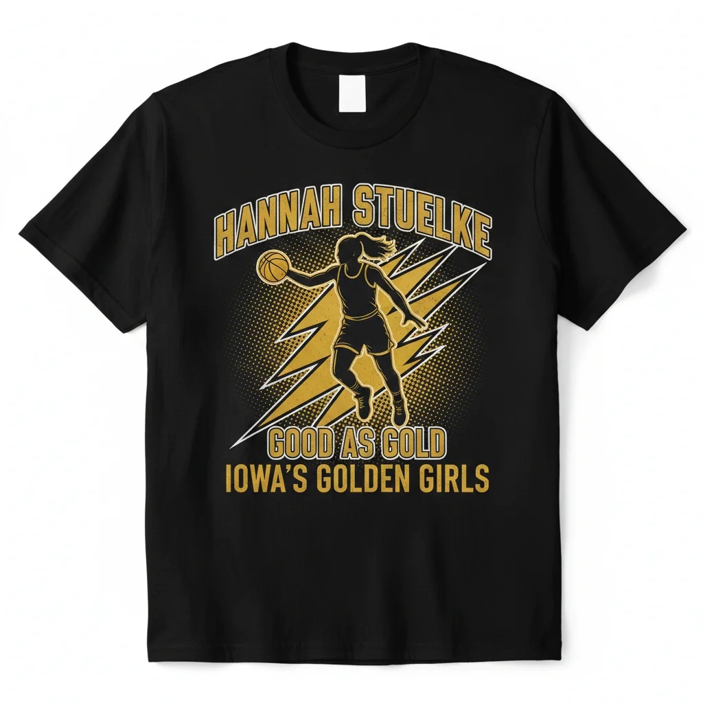 Hannah Stuelke 'Good as Gold' Shirt | Iowa's Golden Girls Fan Apparel