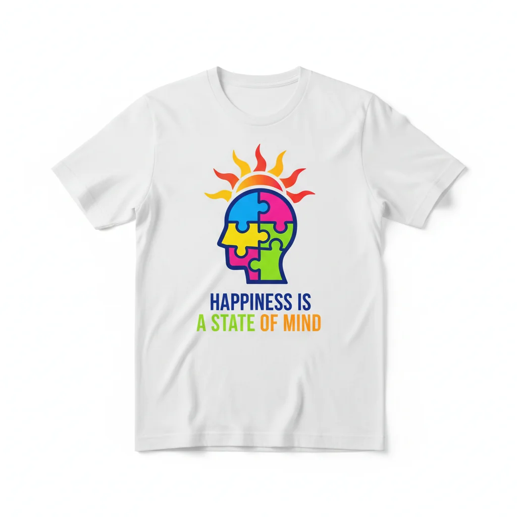 Happiness State of Mind Essential T-Shirt - Unisex Comfort Tee