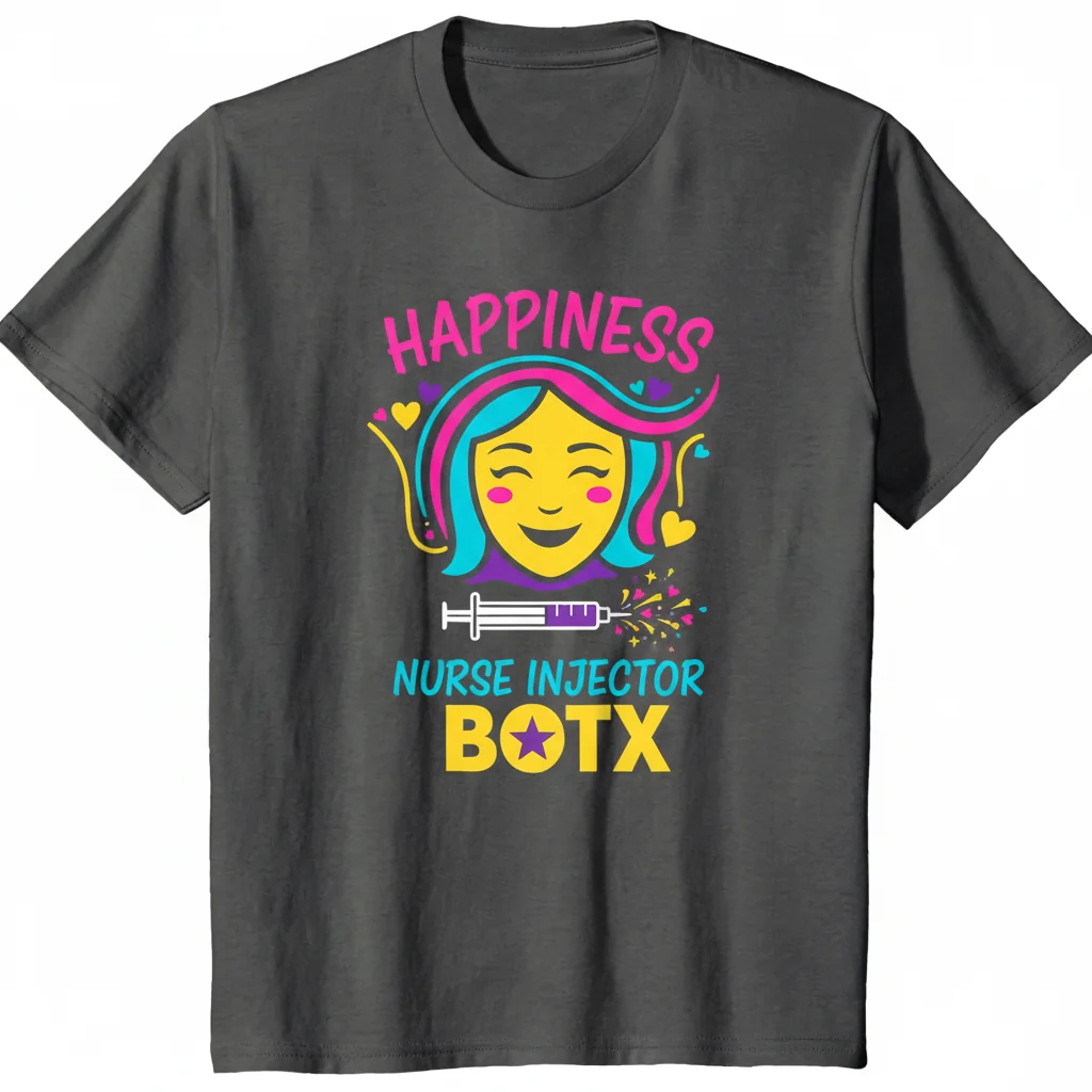 Felicidad Enfermera Inyectora Botox Camiseta Esencial