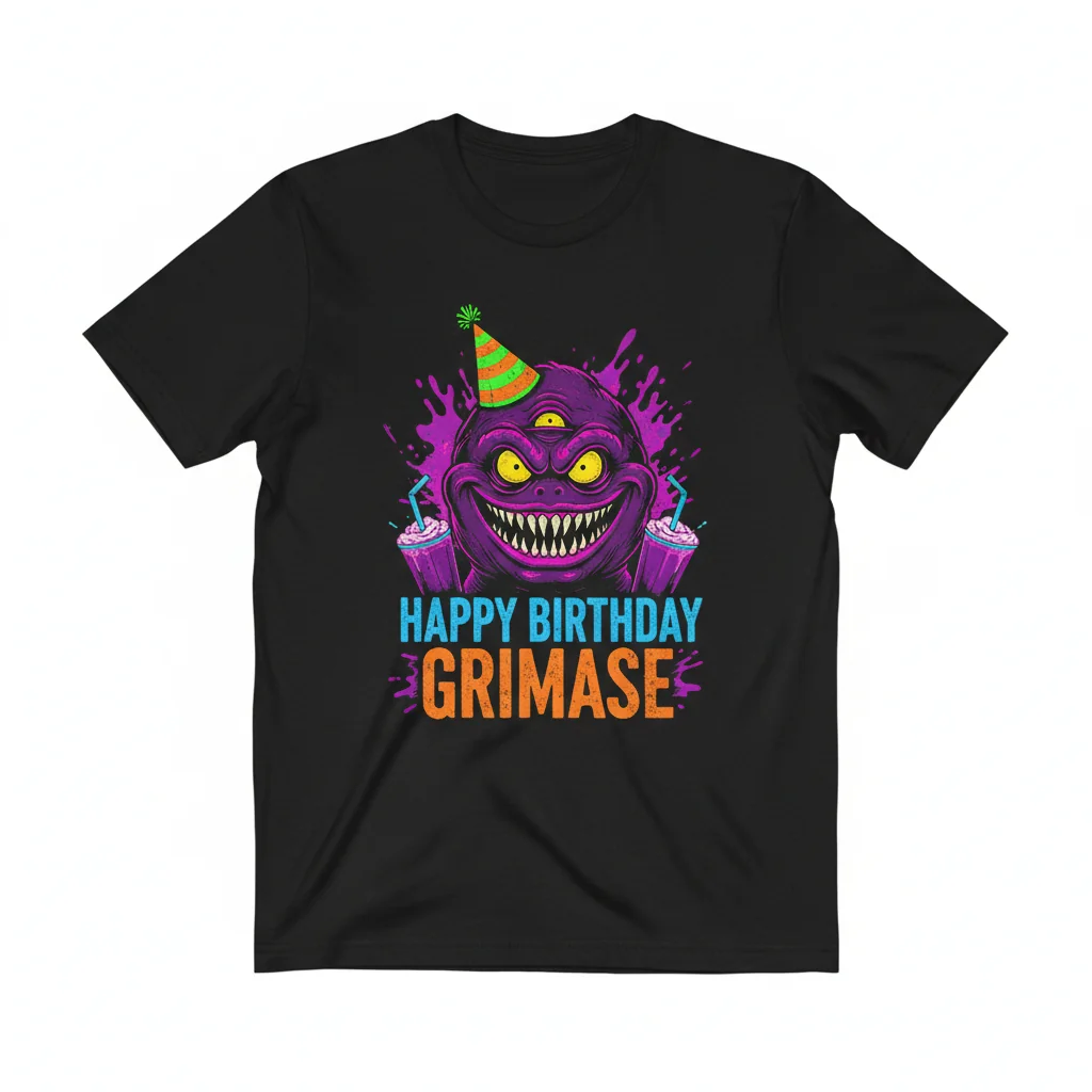 "Happy Birthday, Grimace" Artist Tribute T-Shirt