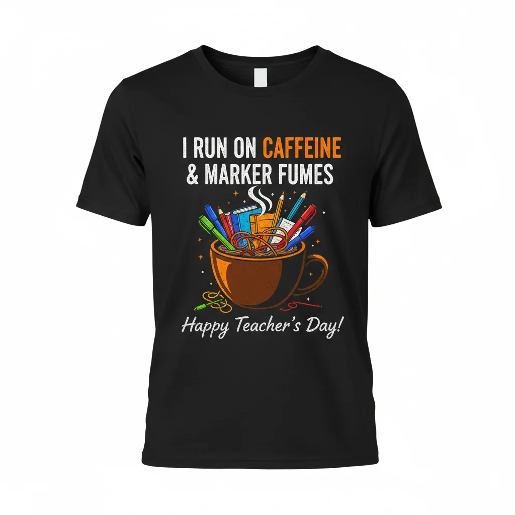 Happy Teacher's Day Meme Tee: Humorous Quote Streetwear