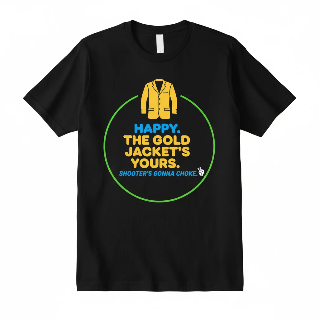 Happy Gilmore Shooter Gonna Choke Gold Jacket Quote Essential T-Shirt