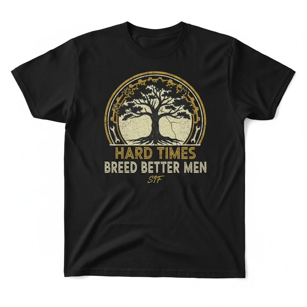 Hard Times Breed Better Men - SIF Essential T-Shirt: Unyielding Quality & Comfort