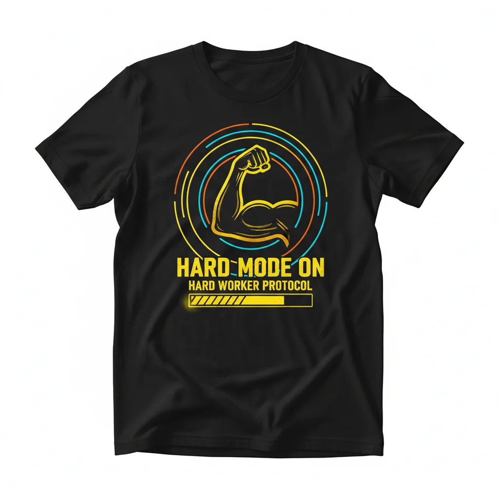 The Hardest Worker Essential Tee – Sunburst Yellow Edition