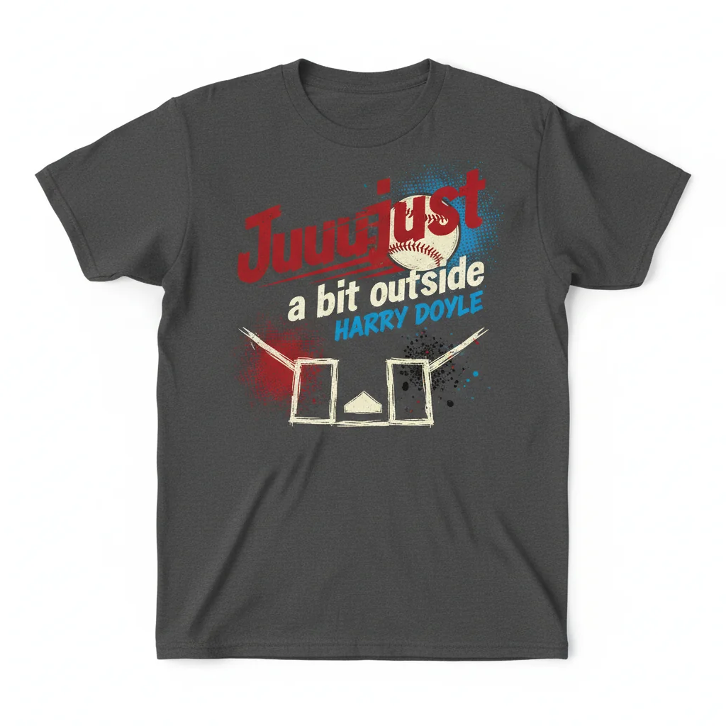 Harry Doyle 'Juuuust a Bit Outside' T-Shirt | Fade-Resistant & Pre-Shrunk Cotton