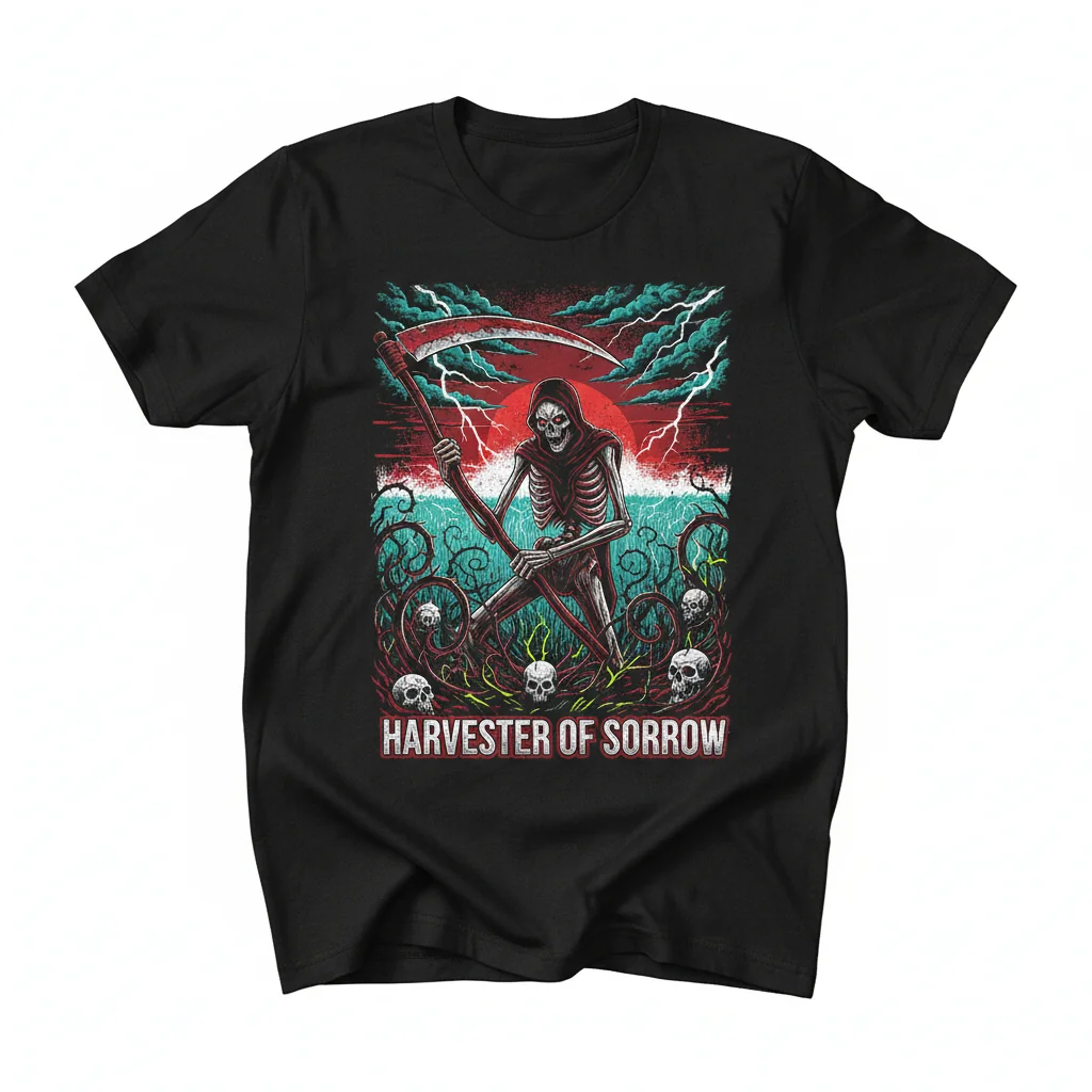Harvester of Sorrow: Embrace the Art, Feel the Comfort Essential T-Shirt