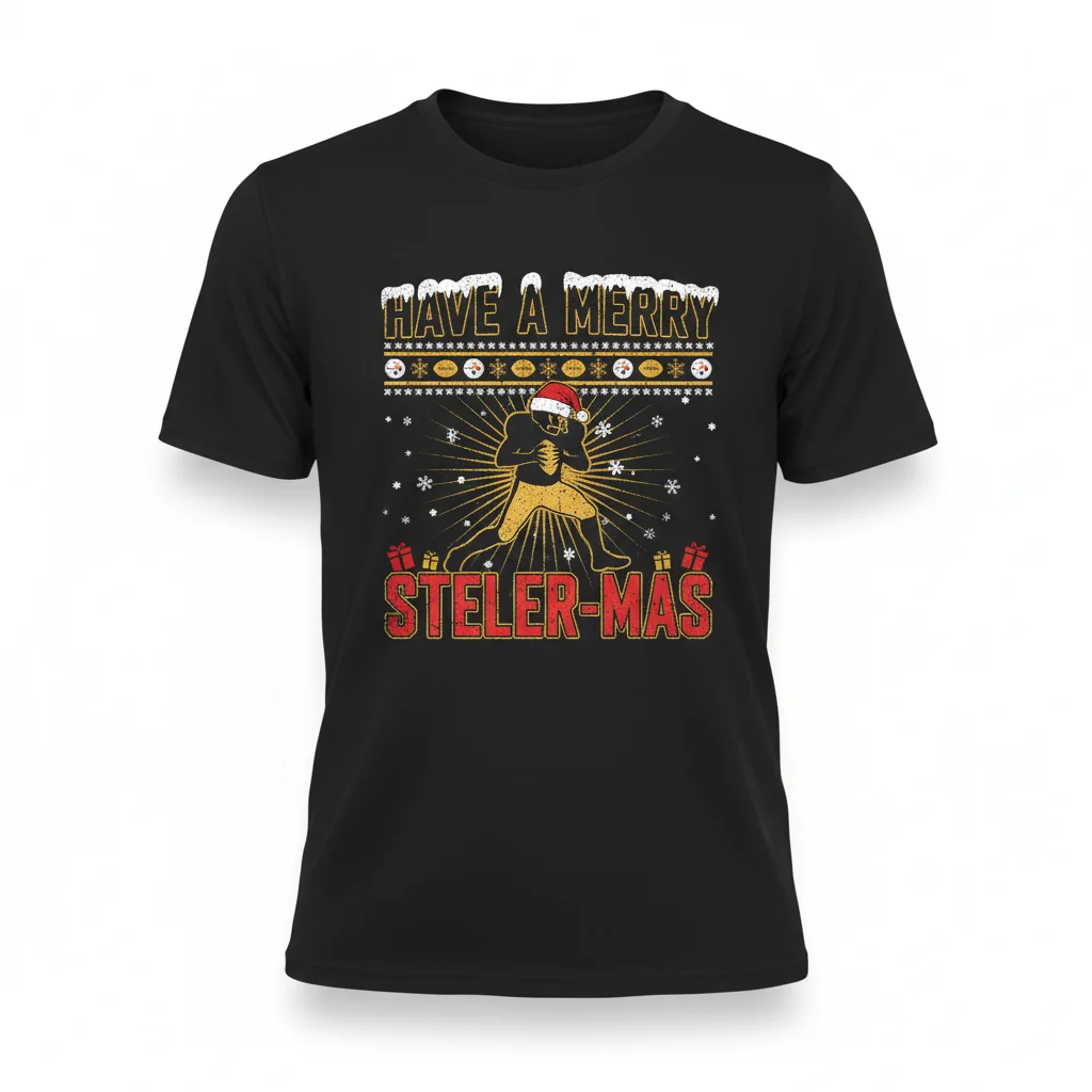 Steeler-mas Vibe Tee: Pittsburgh Football Heritage