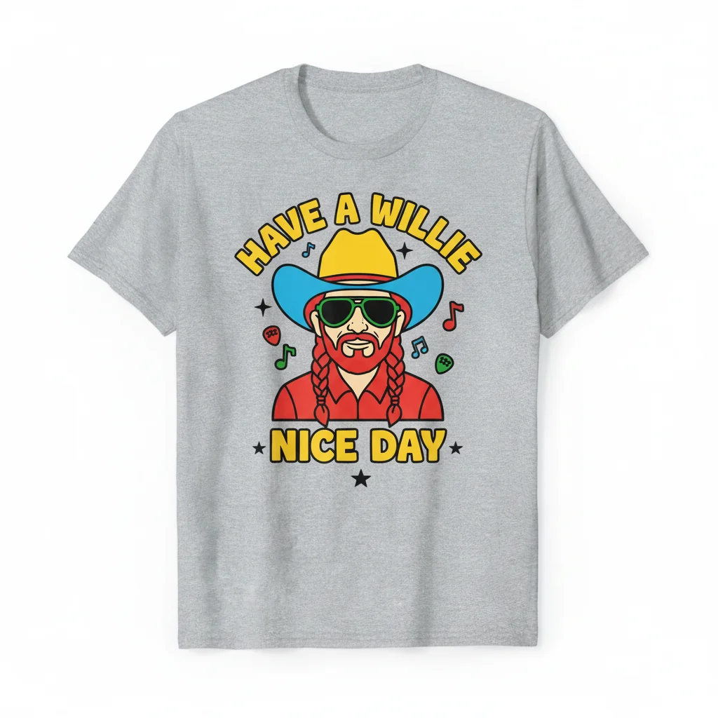Willie Nice Day Essential T-Shirt - Comfortable Cotton Tee for Men & Women