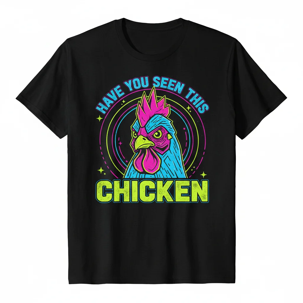 Funny "Have You Seen This Chicken?" Essential T-Shirt – Unisex Graphic Tee