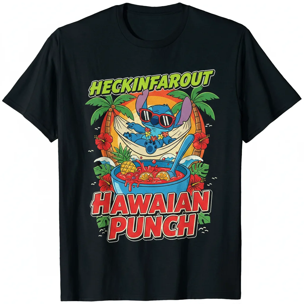 Hawaiian Punch Lilo & Stitch Essential T-Shirt | Cute Tees & Home Decor | Heckinfarout