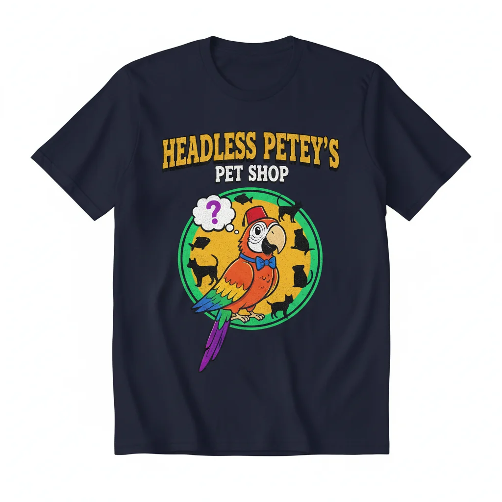 Headless Petey's Pet Shop: The Essential Durable & Vibrant T-Shirt