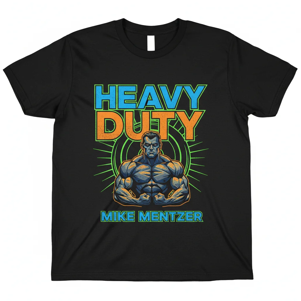 Heavy Duty Mike Mentzer T-Shirt | Vintage Bodybuilding Gym & Fitness Tee 1 Heavy Duty Mike Mentzer T-Shirt | Vintage Bodybuilding Gym & Fitness Tee