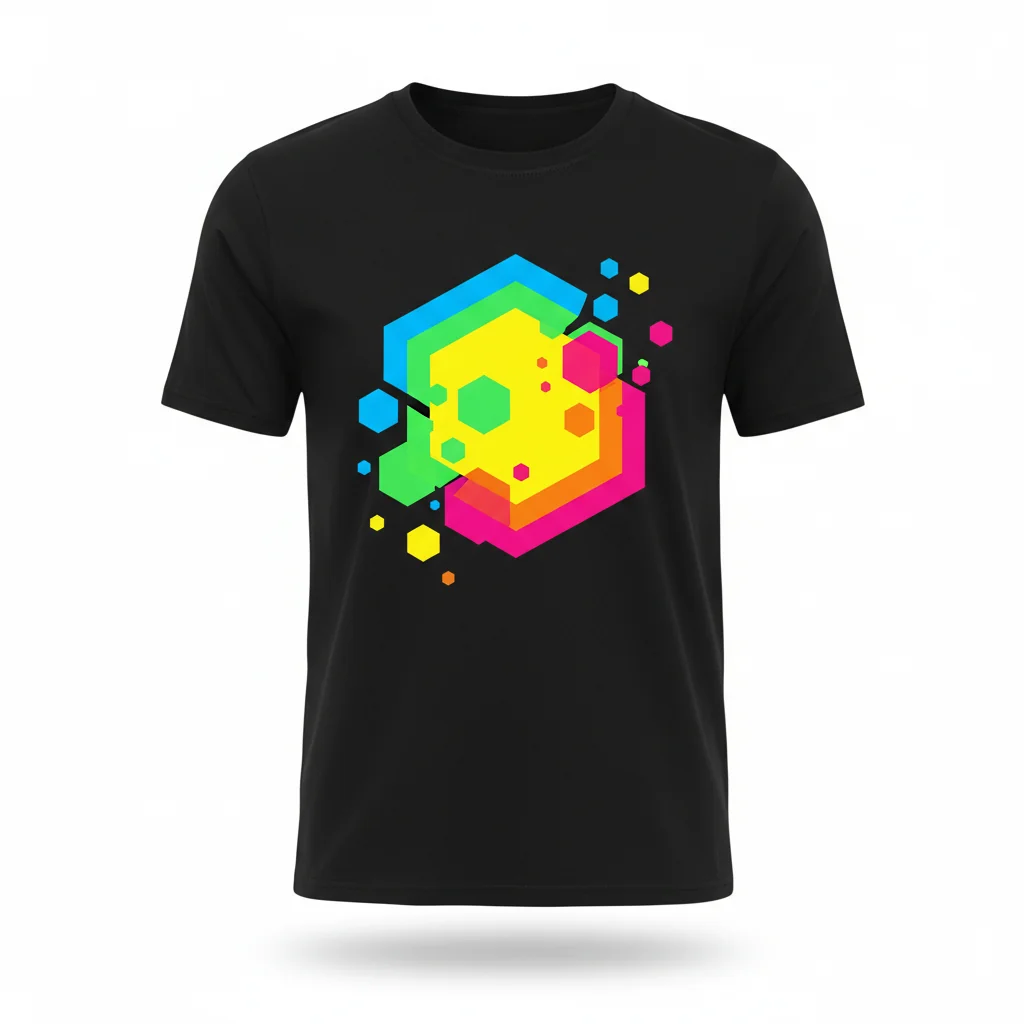 Hectagones Essential T-Shirt – Unique Geometric Design Tee