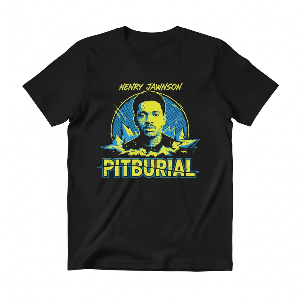 Henry Jawnson Pitburial T-Shirt | Funny Meme Graphic Tee | Premium Unisex Cotton Shirt