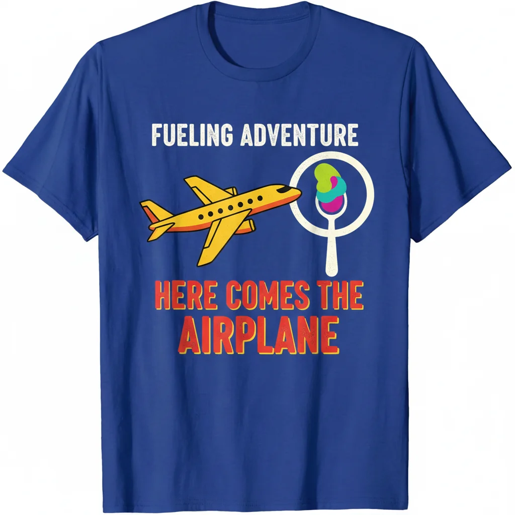 Here Comes The Airplane Shirt | Fun Aviation Graphic Tee for Pilots & Travelers