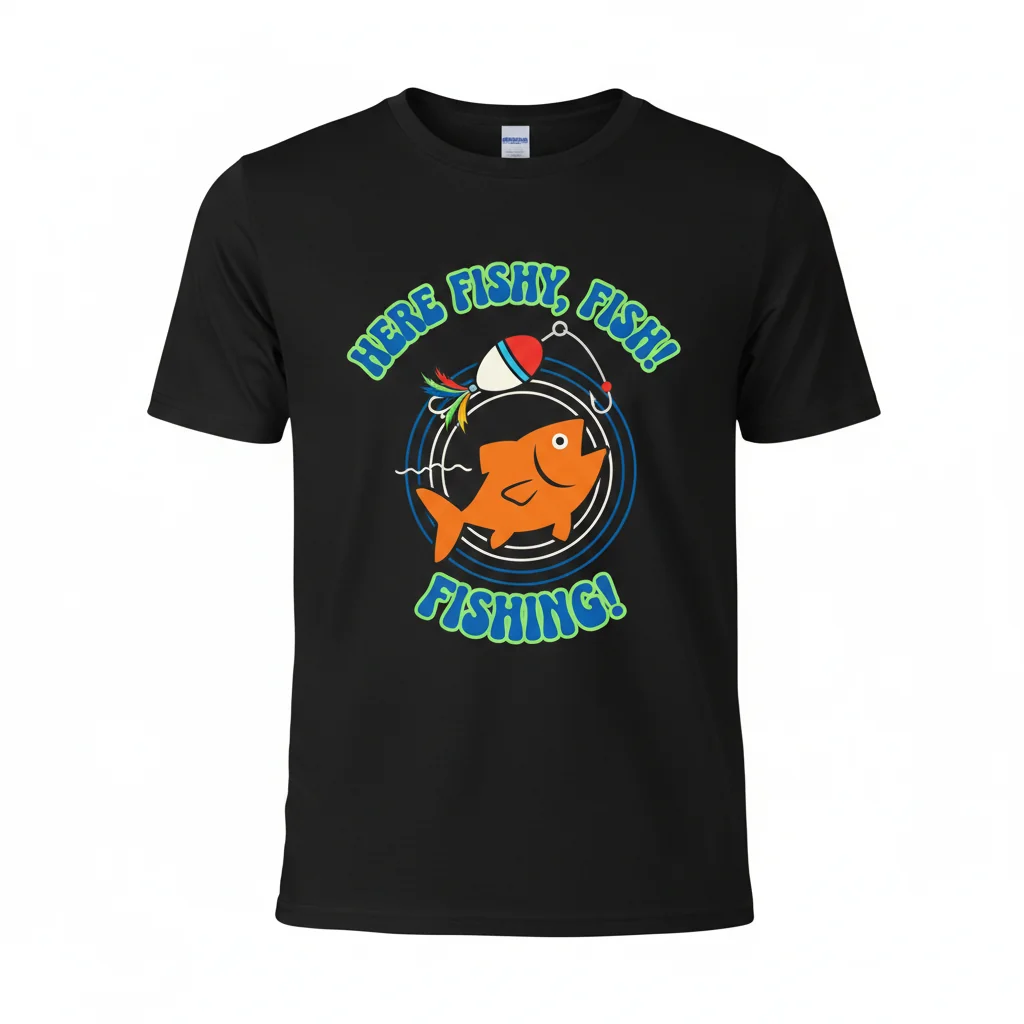 The 'Here Fishy, Fishy, Fishing Shirt!' - Your Essential Catch