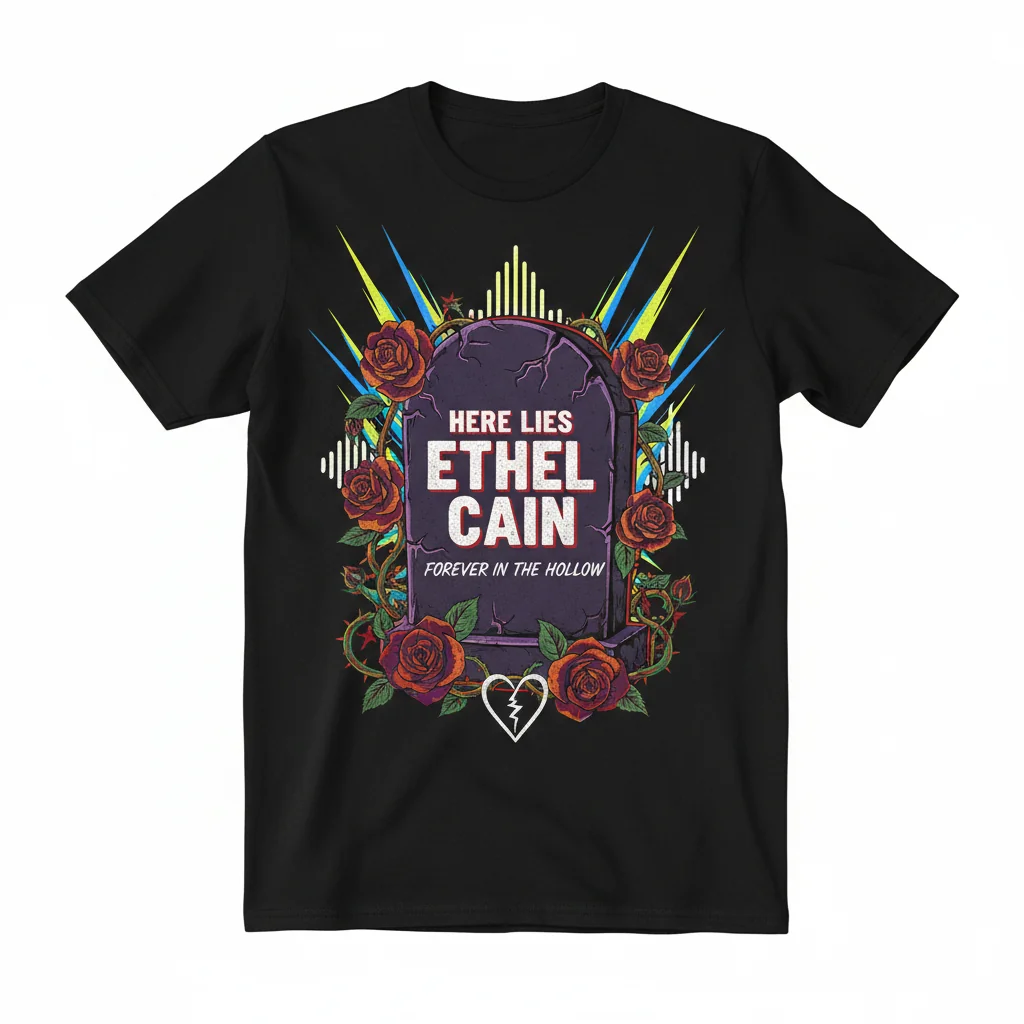 Ethel Cain "Here Lies" Essential Tee - Streetwear Icon